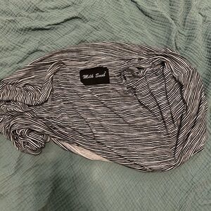 Milk Snob Nursing Cover Car Seat Cover Black Striped